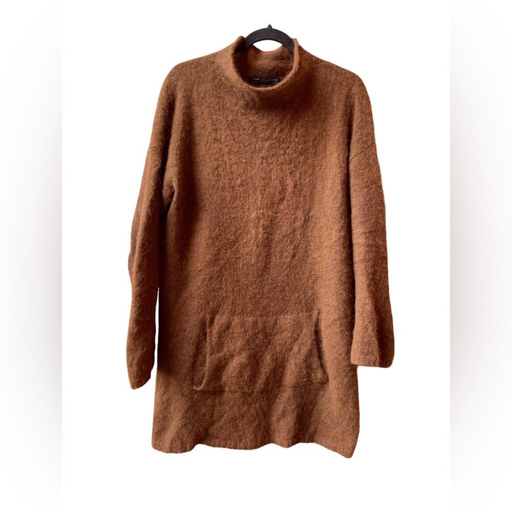 peruvian connection alpaca long sweater size: s